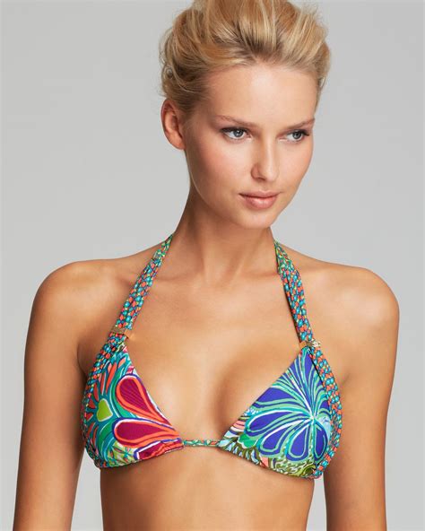 Lyst Trina Turk Zanzibar Triangle Slider Bikini Top