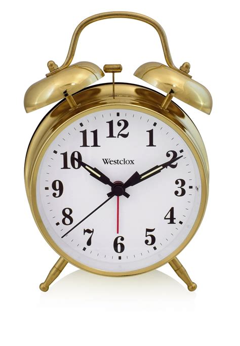 Westclox Twin Bell Alarm Clock 70010g Westclox Alarm Clocks The