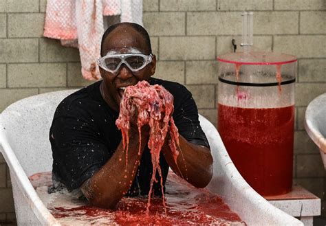 Im A Celebrity stars bathe in blood and guts during horrifying trial as ...