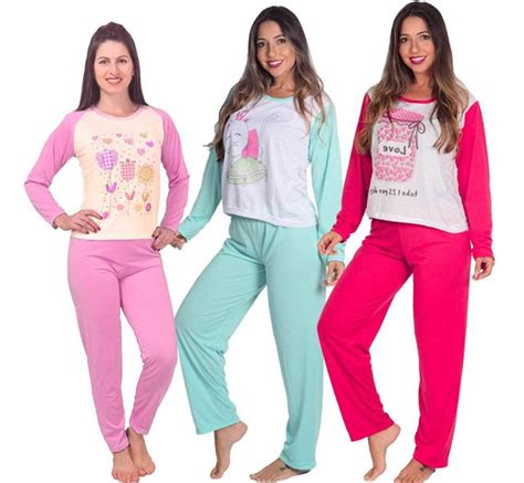 Pijama Malha Fria No Atacado Mercadolivre 📦