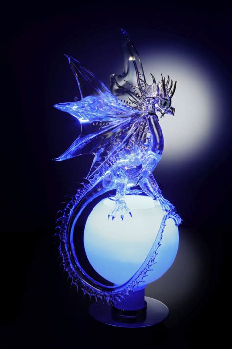 Dragon Lamp Sandra Young Glass