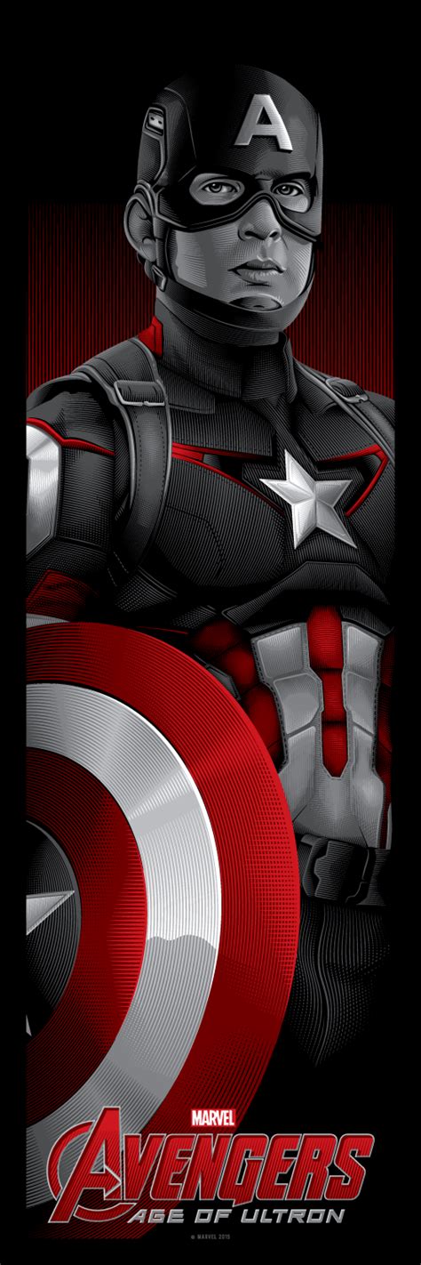 Marvels Avengers Age Of Ultron Captain America Behance