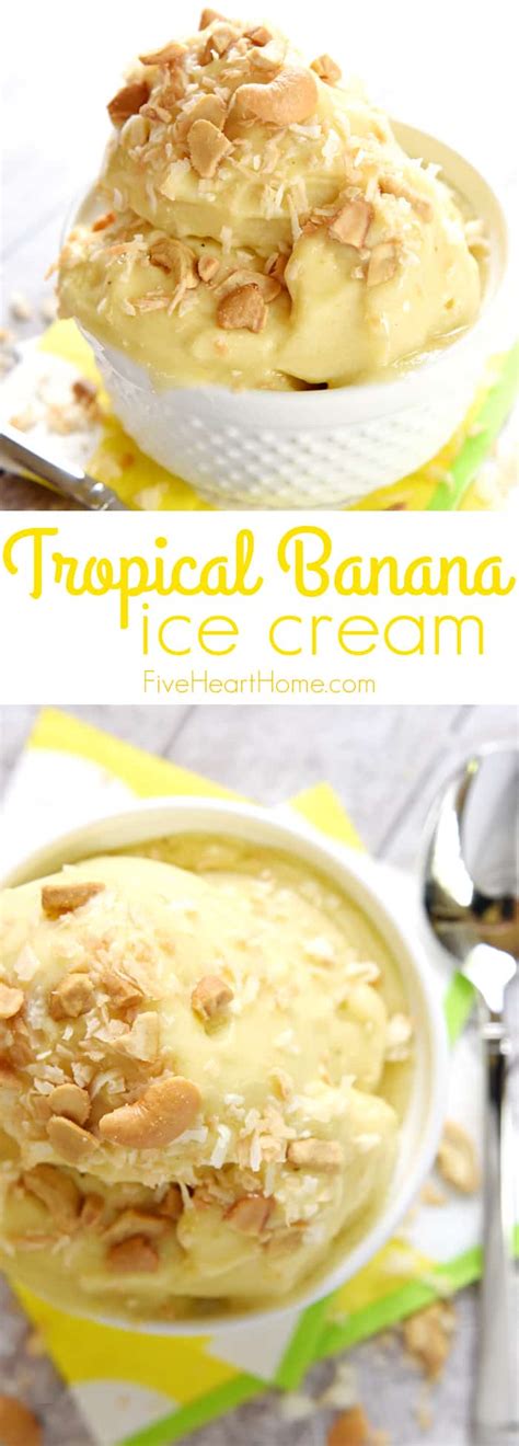 Tropical Banana Ice Cream