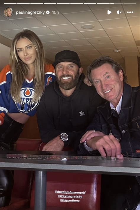 Paulina Gretzky And Dustin Johnson Enjoy Nhl Date Night