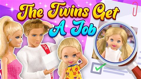 Barbie The Twins Get A Job Ep362 Youtube