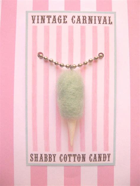 Pinks And Needles Shabby Chic Vintage Carnival Cotton Candy Necklaces