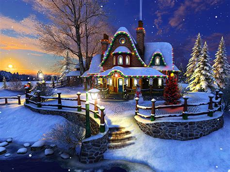 Holidays 3d Screensavers White Christmas An Amazing 3d