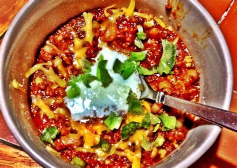 homemade spicy chili recipe by ka pow cookpad