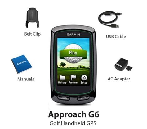 Garmin Approach G6 Handheld Golf Gps