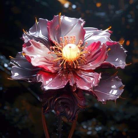 Premium Ai Image Scifi Is A Beautiful Flower