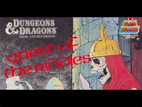 Leave your original riddles, our visitors would appreciate it! Dungeons & Dragons: Quest of the Riddles - YouTube