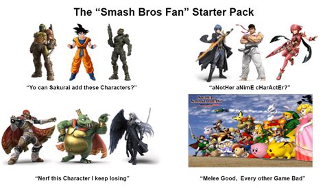 The Smash Bros Fan Starter Pack Rstarterpacks