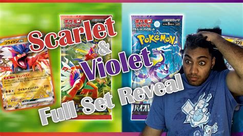 Full Scarlet And Violet Set Revealed First Impressions Youtube