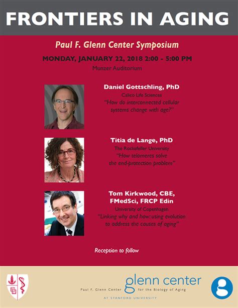 2018 Paul F Glenn Center Symposium Paul F Glenn Center For The