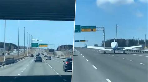 Viral News Plane Makes Spectacular Emergency Landing On The Quebec