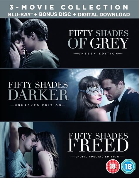 Buy Fifty Shades Freed 3 Movie Boxset Blu Ray Bonus Disc Uk Import Region B Blu