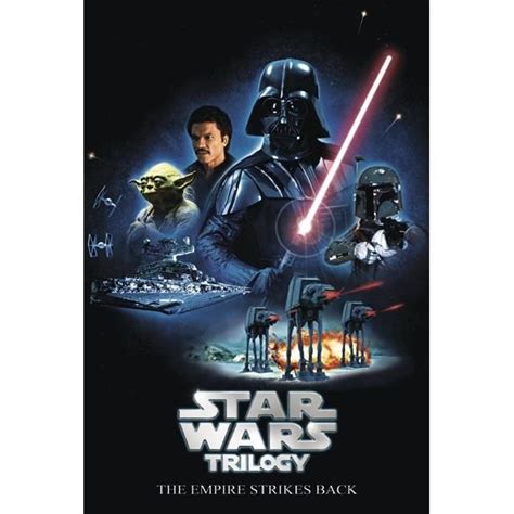 Poster Star Wars Lempire Contre Attaque Achat Vente Affiche
