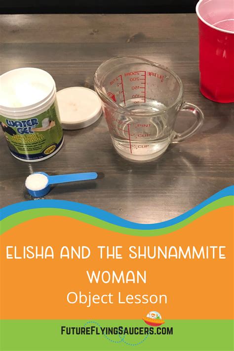 Elisha And The Shunammite Woman Object Lesson Artofit