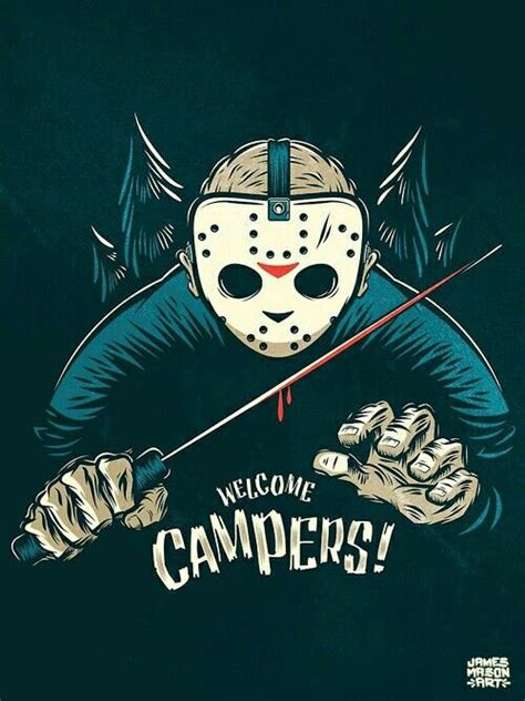 Jason Voorhees Welcome Campers Horror Movies Funny Horror Movie