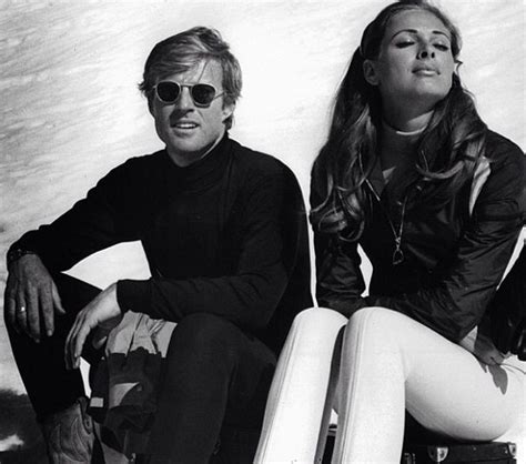 Redford And Swedish Sexpot Camilla Sparv On The Set Of Downhill Racer