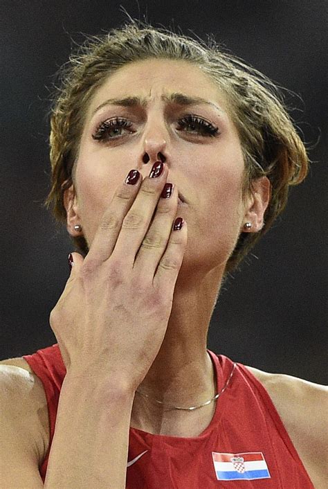 BLANKA VLASIC Competes in the Women's High Jump in Beijing ...