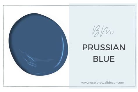 Color Spotlight Prussian Blue By Benjamin Moore Explore Wall Decor