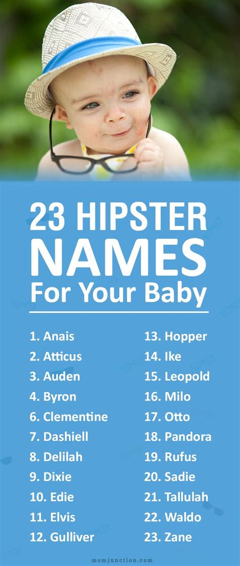 23 Hipster Names For Your Baby Hipster Names Hipster Baby Names