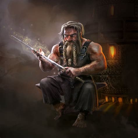 Dwarf Blacksmith Process Rconceptart