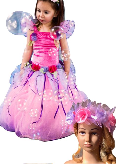 Barbie Mariposa Fairy Princess Catania Girls Costume Butterfly Child