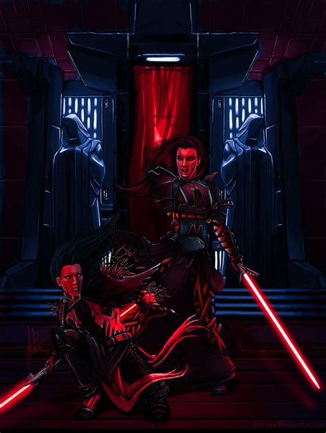 Sith Dueling By Ahague On Deviantart