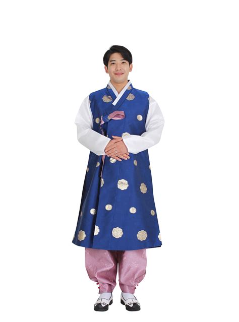 Hanbok Man Male Hanbok Costumes Korea Traditional Clothes Set Etsy