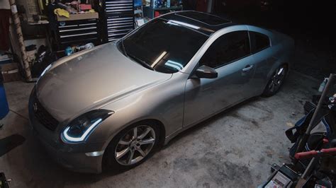 Vinyl Wrapping Roof On My Infiniti G35 Youtube