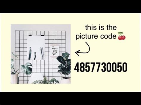 Bloxburg Picture Id Codes