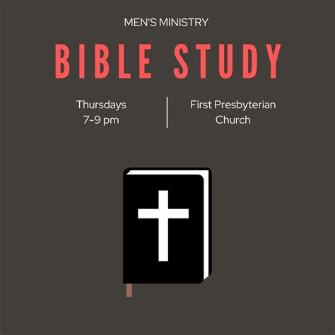 Mens Bible Study First Presbyterian Church