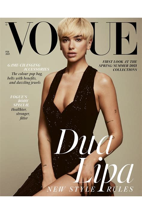 Dua Lipa Covers The February 2021 Issue Of British Vogue British Vogue