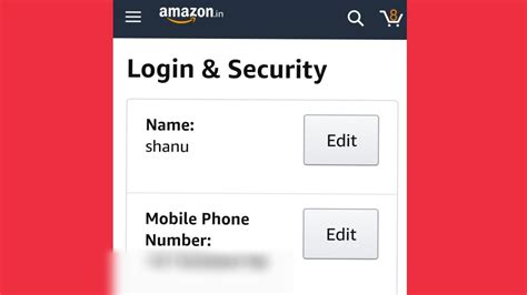 Enter amazon.com in the url bar to get to the amazon website. Amazon app | Change & Add ,Name ,Phone Number, E-mail ...