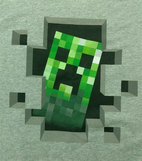 Minecraft Creeper Shirt Youth Xl Jinx Ebay
