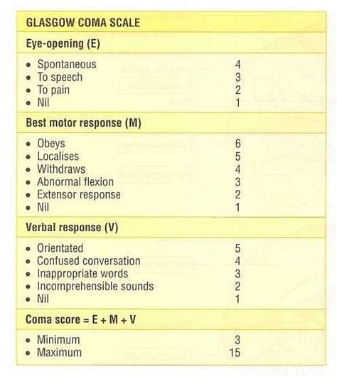 This article is for medical professionals. GCS Score, Glascow Coma Scale and Blantyre Score Assessment and Interpretation - Jotscroll