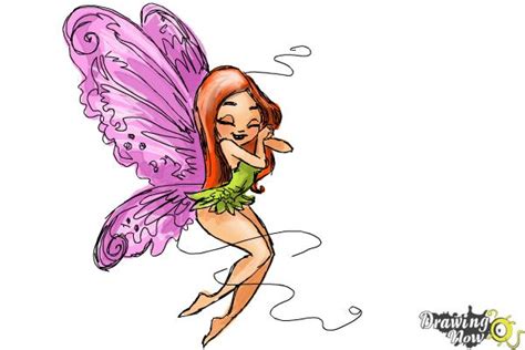 How To Draw Fairies Drawingnow