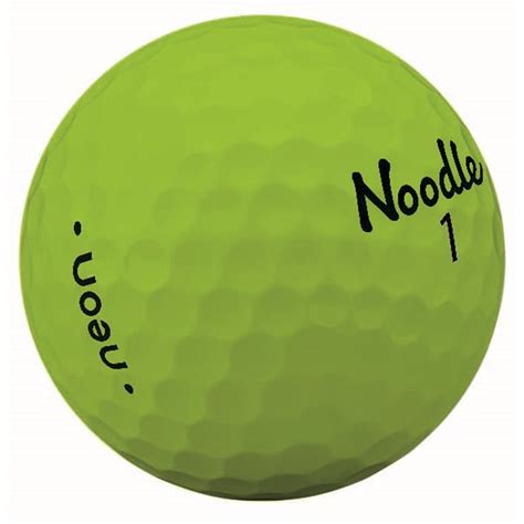 Taylormade Noodle Neon Green Matte Lime Green 1 Dozen Golf Balls At