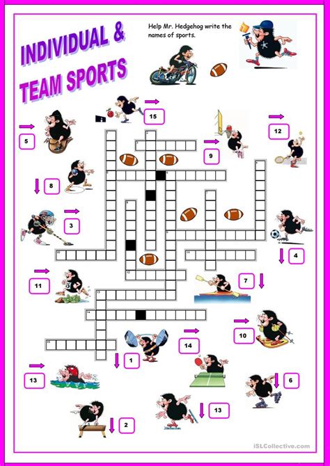 Crossword Puzzles For Esl Students Printable Printable Crossword Puzzles