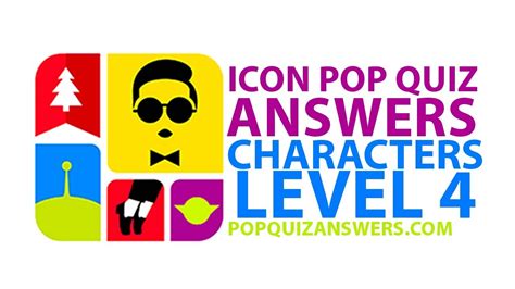 Icon Pop Quiz Answers Characters Level 4 For Iphone Ipad Android