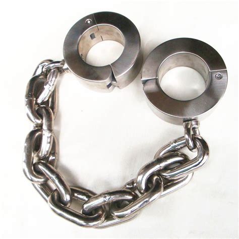 Super Heavy Kg Stainless Steel Ankle Cuffs Cm Height Locked With Screw SQ SMtaste