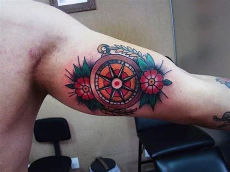 40 Traditional Compass Tattoo Ideas 2023 Inspiration Guide
