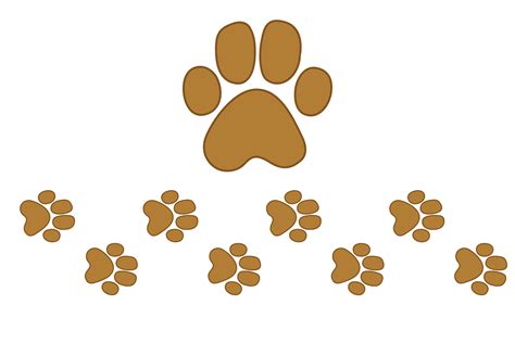 Tiger Tracks Typical Footprints Isolated Black Icon Vector