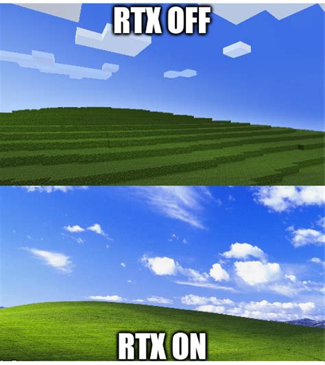 Windows Background Rtx Off Rtx On Know Your Meme