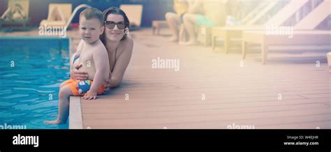 Mother And Son Sunbathing High Resolution Stock Photography And Images Alamy