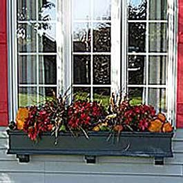 The most important factor to consider in choosing your window flower box is weather as these planters are constantly exposed to outside elements such as the heat of the sun, rain, snow or frost. Fall Window Box Ideas