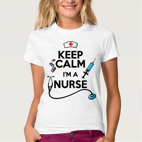 Keep Calm I M A Nurse T Shirt T Shirts For Women T Shirt Summer Women