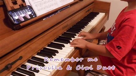Remember Me Piano Youtube
